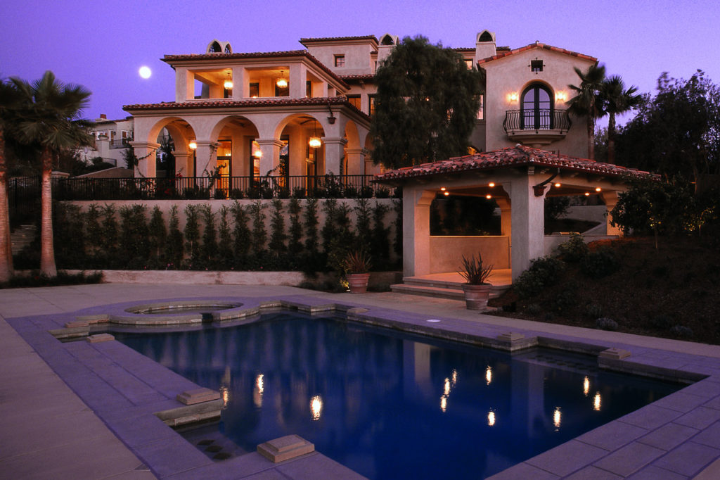 Mansion and Swimming Pool